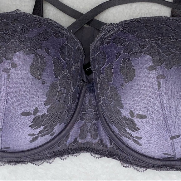 Torrid Curve Bra lace purple/gray Sz 40D - Picture 3 of 8